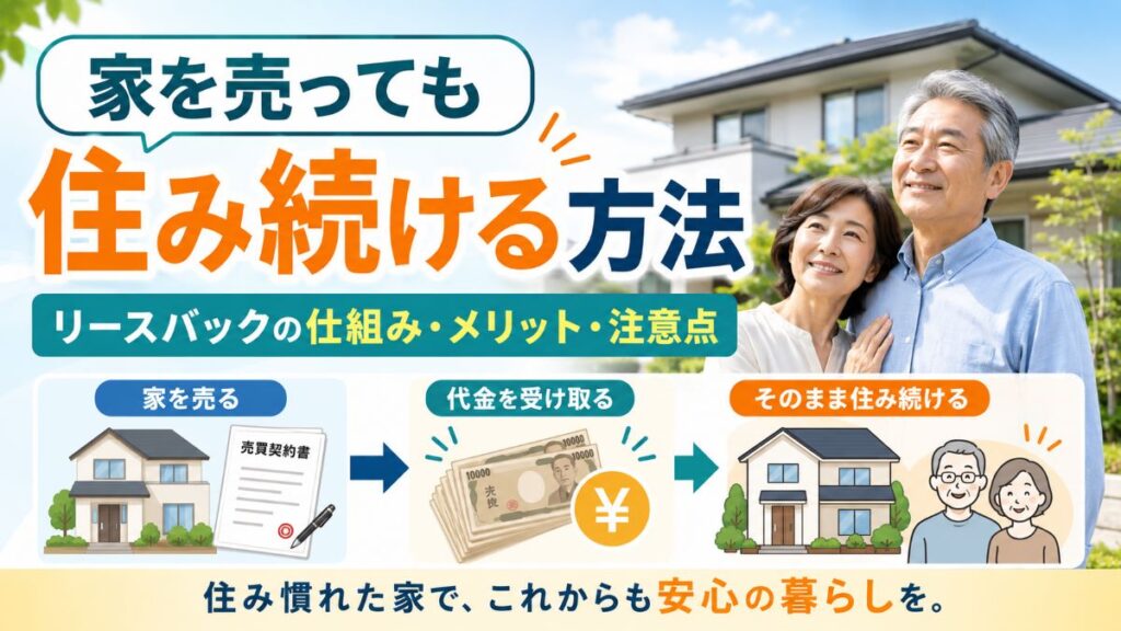 家を売っても住み続ける方法