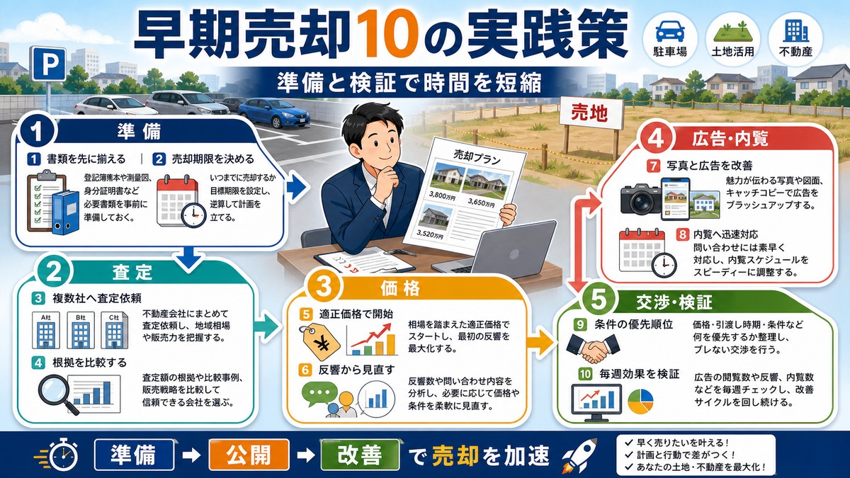 不動産を早く売るための査定や価格設定などのチェック項目