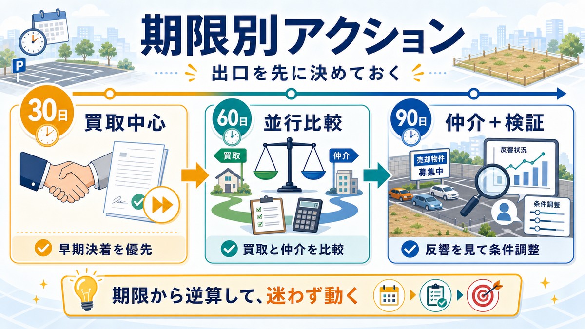 30日60日90日の不動産売却行動計画